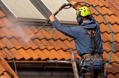 Démoussage et hydrofuge de toiture à Crosses